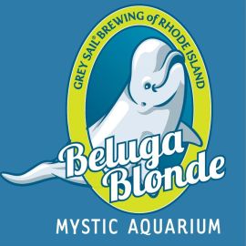 Adult Beluga Blonde Short Sleeve Tee - Mystic Aquarium