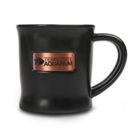 Texas State Aquarium Bronze Nameplate Mug