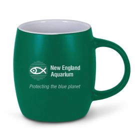 New England Aquarium Etched Turtle Mug