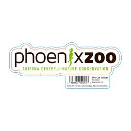 Phoenix Zoo Souvenir Sticker
