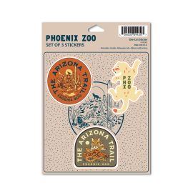 Phoenix Zoo Arizona Trail Sticker Set