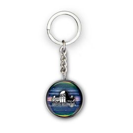 Griffith Observatory Jupiter Glass Dome Keychain