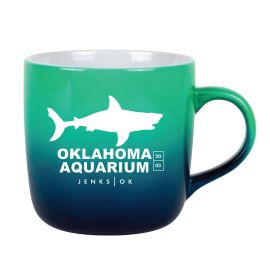 Oklahoma Aquarium Ombre Shark Mug