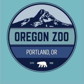 Adult Long Sleeve Polar Bear Emblem tee - Oregon Zoo