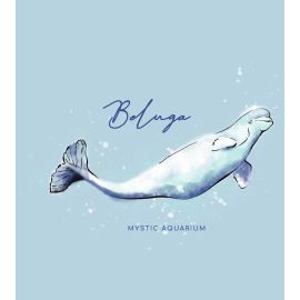 Adult Long Sleeve Beluga Tee - Mystic Aquarium