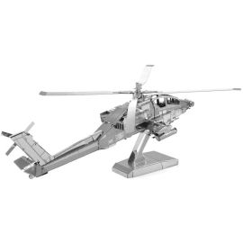 3D Metal Model Kit- AH-64 Apache Helicopter