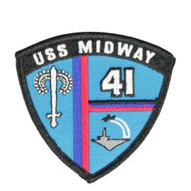 USS Midway Shield Patch