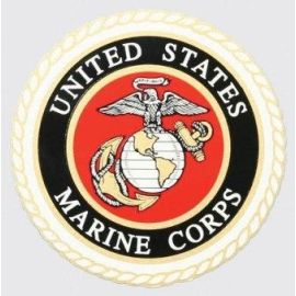 USMC Logo Decal for Outside Application