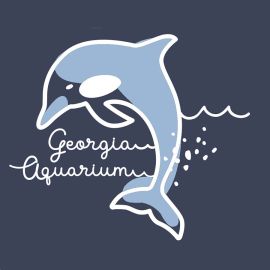 Youth Dolphin Pullover Fleece Hoodie - Georgia Aquarium