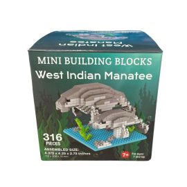 West Indian Manatee Mini Building Block Set