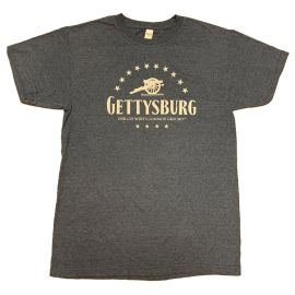 Mens T-shirt Cannon & Stars - Gettysburg National Military Park