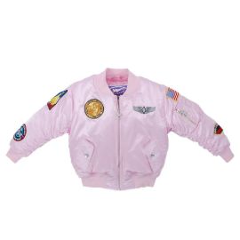 Youth MA-1 Flight Jacket - Pink