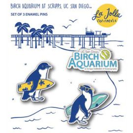 Birch Aquarium Little Blue Penguin Souvenir Pin Set