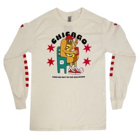 Chicago Ballgame Hotdog Long-Sleeved T-Shirt