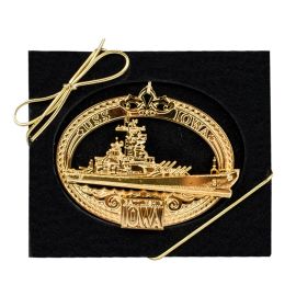 USS Battleship IOWA Ornament