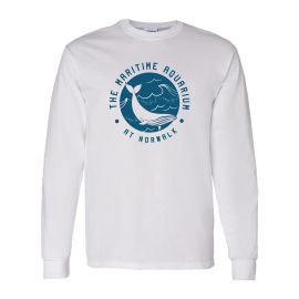 The Maritime Aquarium Whale Long Sleeve T-Shirt