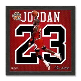 Michael Jordan Basketball HOF Impact Jersey Frame