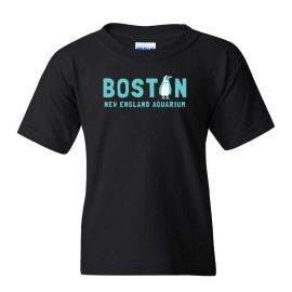 New England Aquarium Boston Penguin Youth T-Shirt