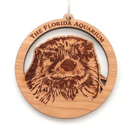 Handmade River Otter Ornament by Nestled Pines - The Florida Aquarium