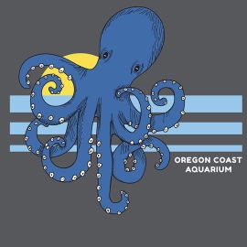 Adult Hooded Sweatshirt Octopus - Oregon Coast Aquarium