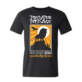 Phoenix Zoo Predator Passage Member T-Shirt, Black