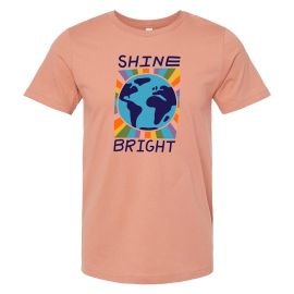Adult Shine Bright Pride Tee